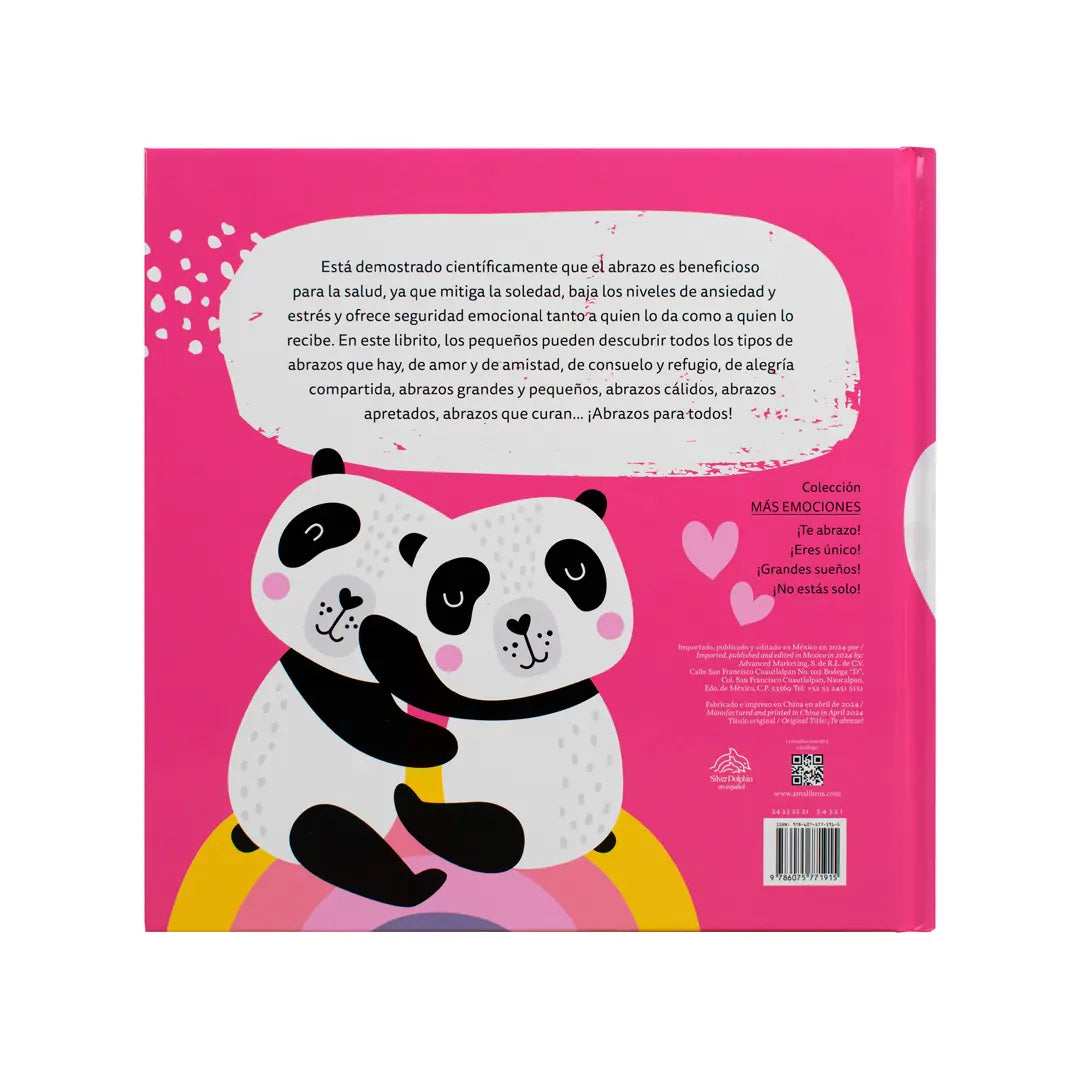 Libro Más Emociones: Te Abrazo – Cuento infantil