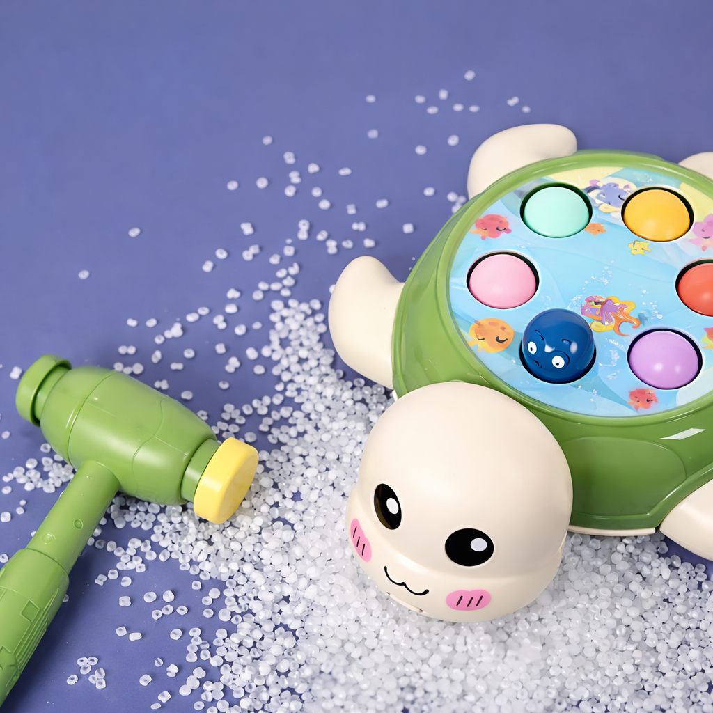 Tortuga Martillo Montessori – Juego de Golpeo y Coordinación Infantil