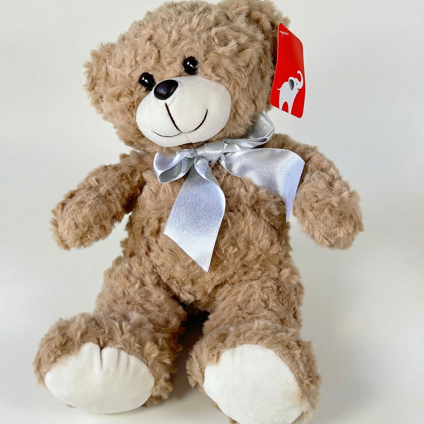 Osito de Peluche Clásico con Moño – Peluche Suave para Niños