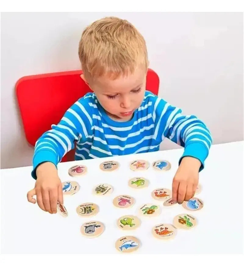 Memorama Didáctico Montessori – Números o Transporte para Aprender Jugando