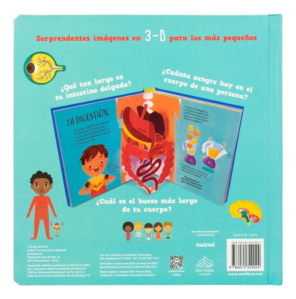 Libro Pop-up: El Cuerpo Humano.