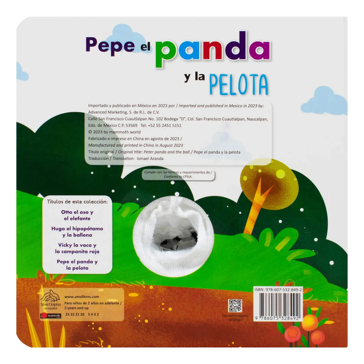 Libro con Marioneta – Pepe el Panda