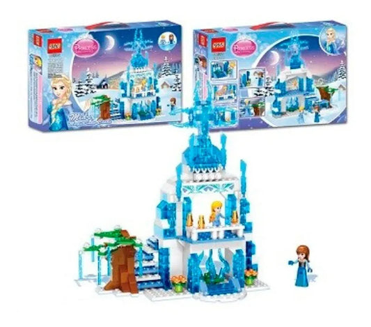 👑 Castillo Princesa de Hielo – Bloques de Construcción Infantiles