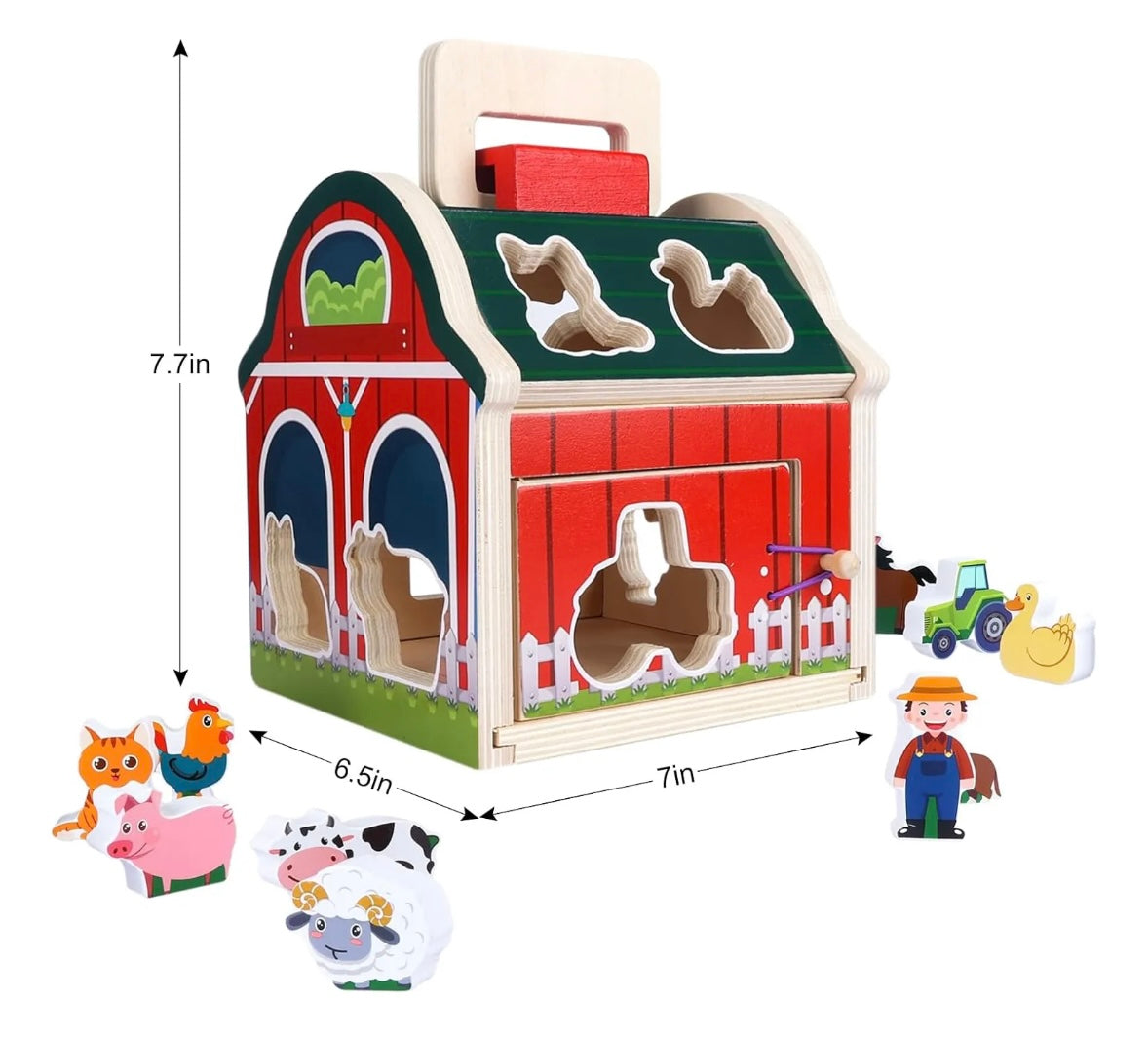"Pequeños Granjeros" - Set de Clasificación de Animales para Bebés
