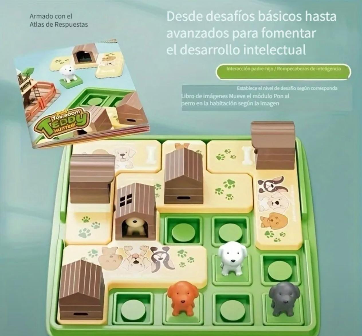 Casa del perrito rompecabezas dinámico