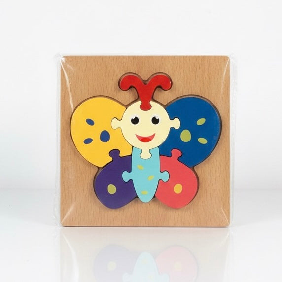 Pequepuzzle: Aprendo Jugando" Rompecabezas de Madera con Encantadores Diseños