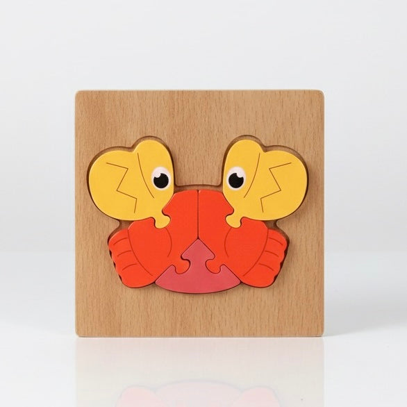 Pequepuzzle: Aprendo Jugando" Rompecabezas de Madera con Encantadores Diseños