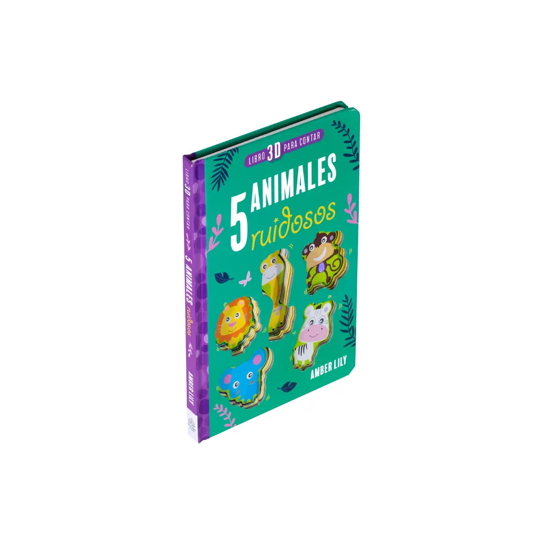 Libro 3-D para contar: 1. Animales ruidosos. 2. Dinosaurios rugientes. 3. Unicaornios mágicosales divertidos. 2. Animales de la granja (Copia)