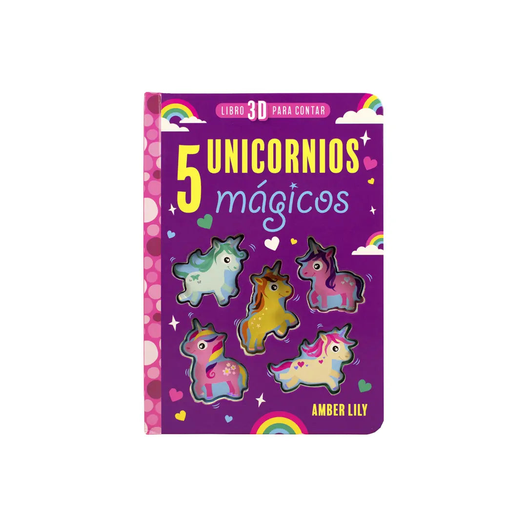 Libro 3-D para contar: 1. Animales ruidosos. 2. Dinosaurios rugientes. 3. Unicaornios mágicosales divertidos. 2. Animales de la granja (Copia)