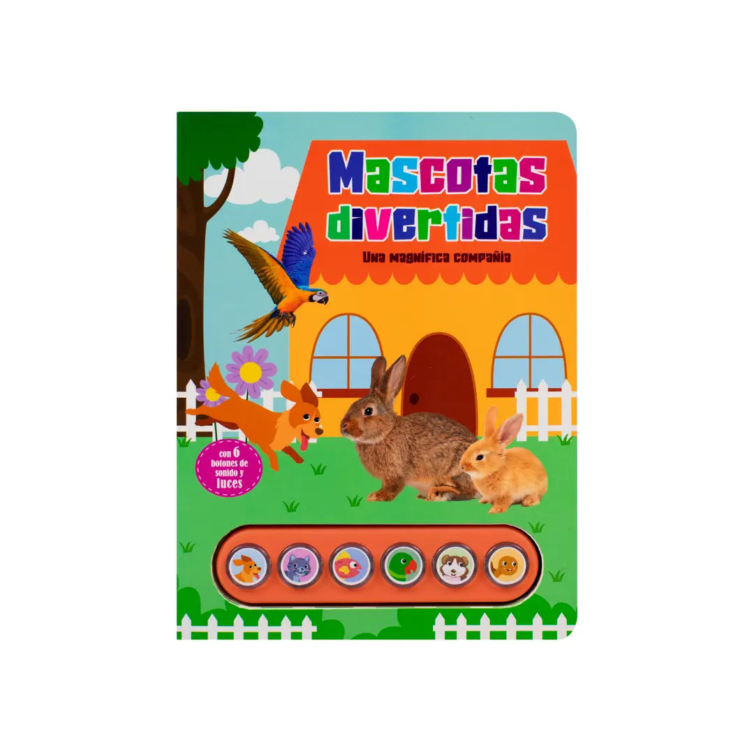 LIBRO Light Up: 1. "Mascotas Divertidas" y/o 2. "Sonidos salvajes"
