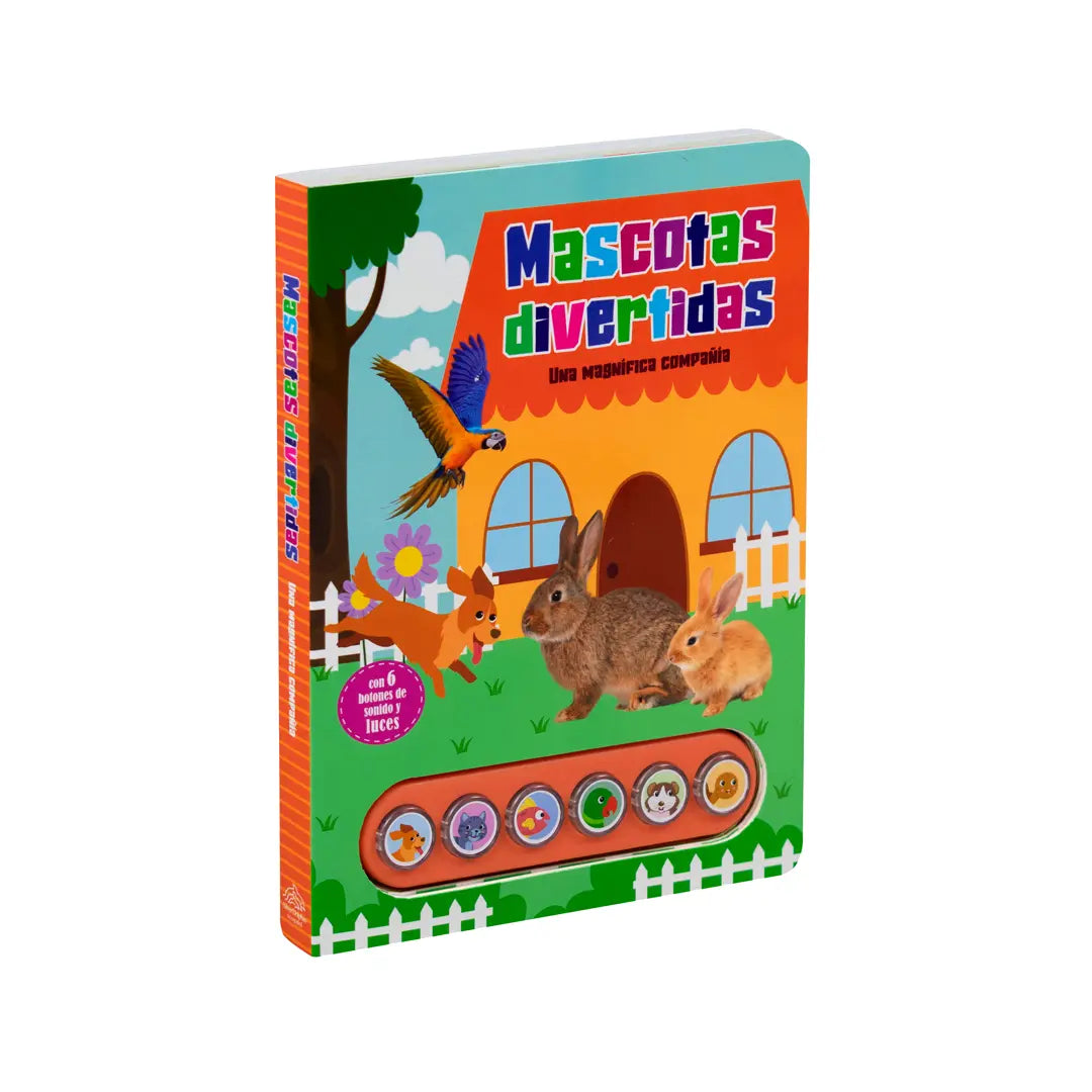 LIBRO Light Up: 1. "Mascotas Divertidas" y/o 2. "Sonidos salvajes"