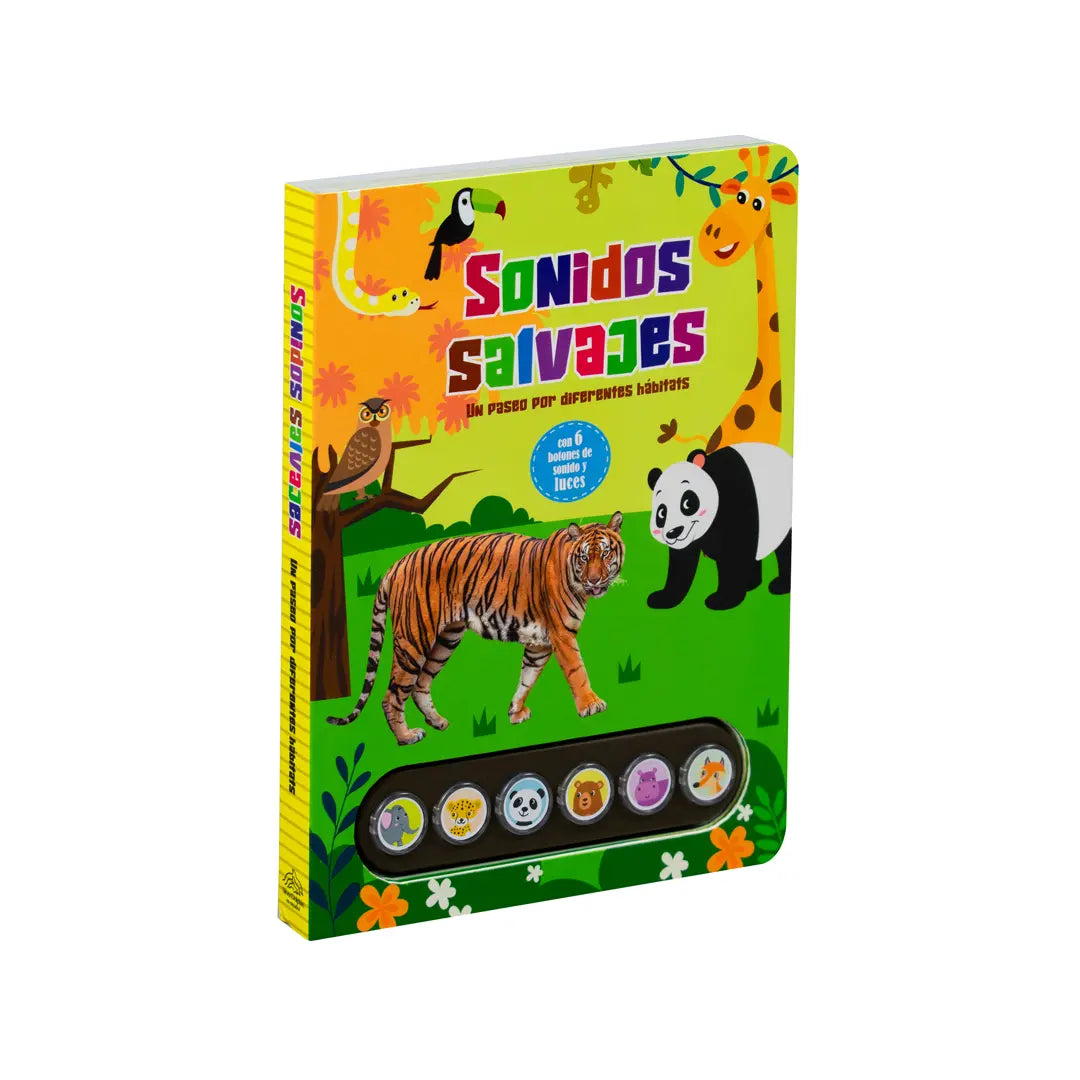 LIBRO Light Up: 1. "Mascotas Divertidas" y/o 2. "Sonidos salvajes"