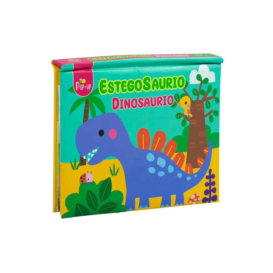 Libro Mini Dino Pop-Up – Brontosaurio y Estegosaurio