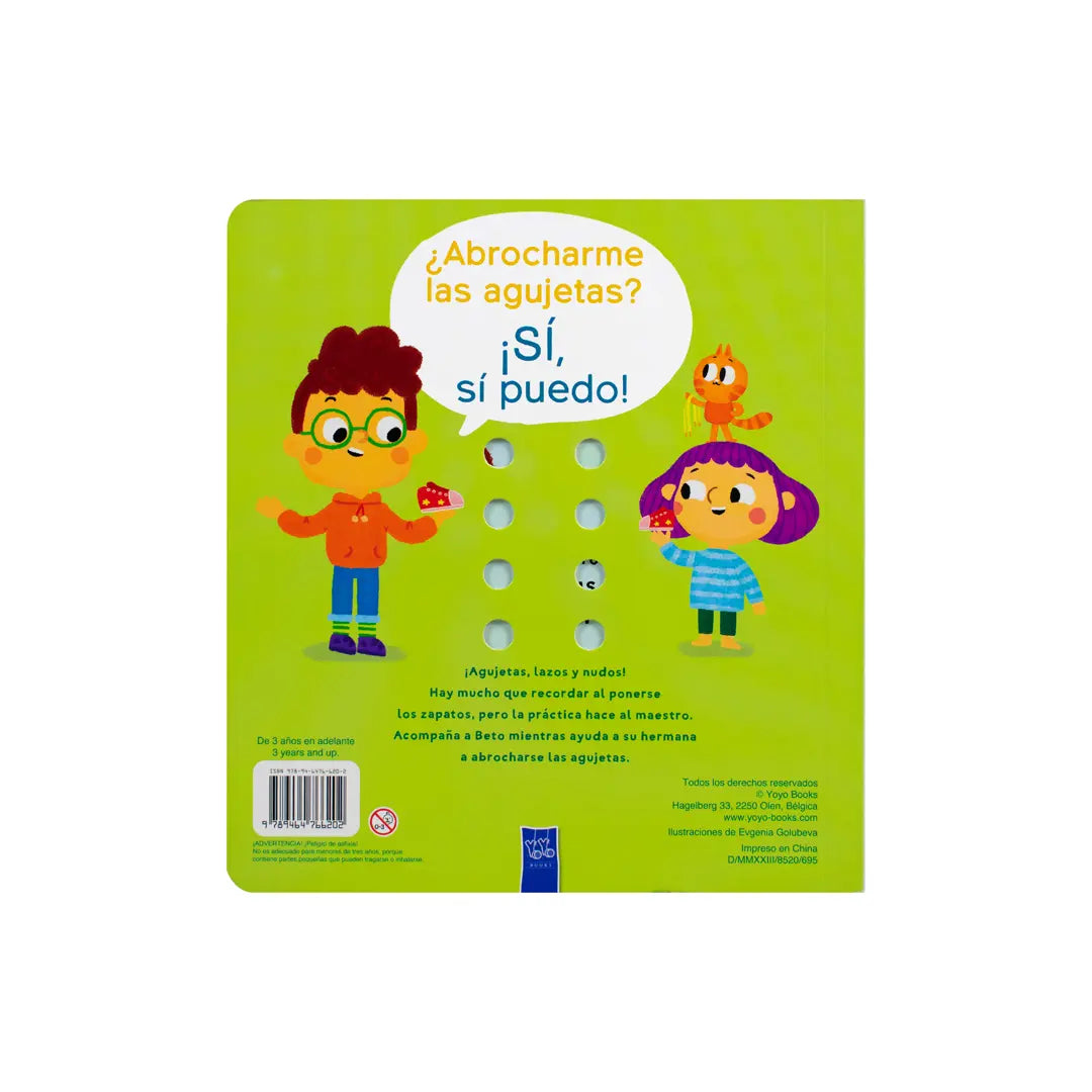 LIBRO INFANTIL: Si, si puedo abrocharme las agujetas