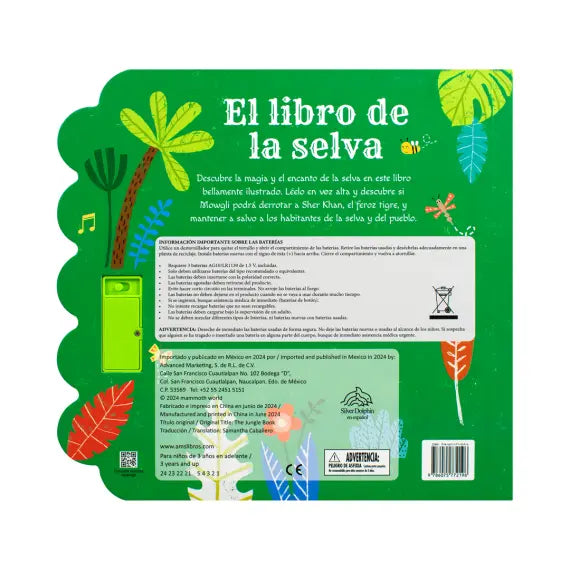 Libro de 10 SONIDOS EL LIBRO DE LA SELVA