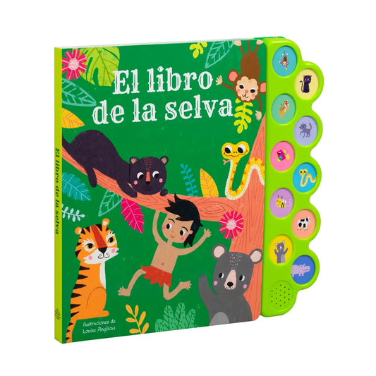 Libro de 10 SONIDOS EL LIBRO DE LA SELVA