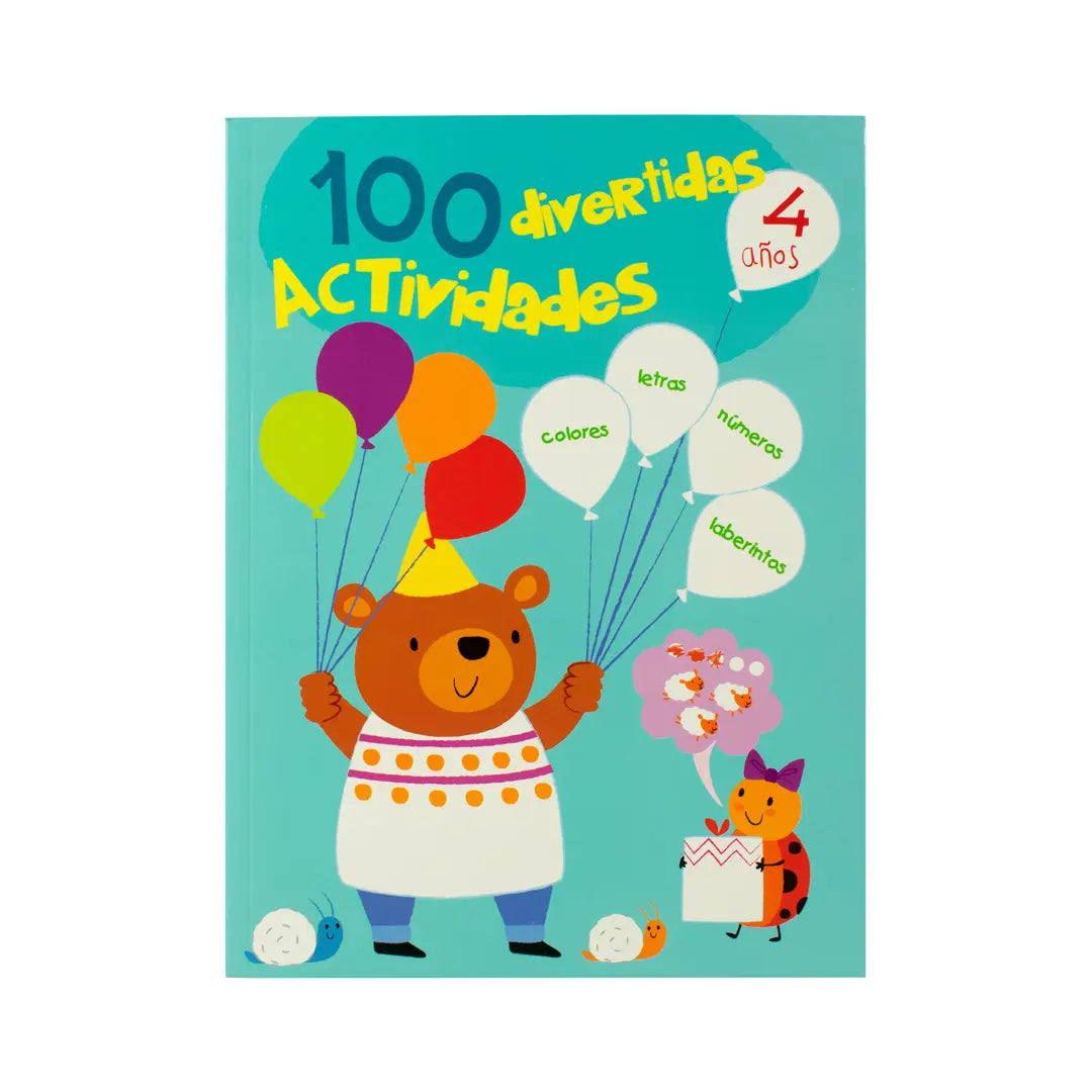 Libro 100 divertidas actividdes 4 o 5 años