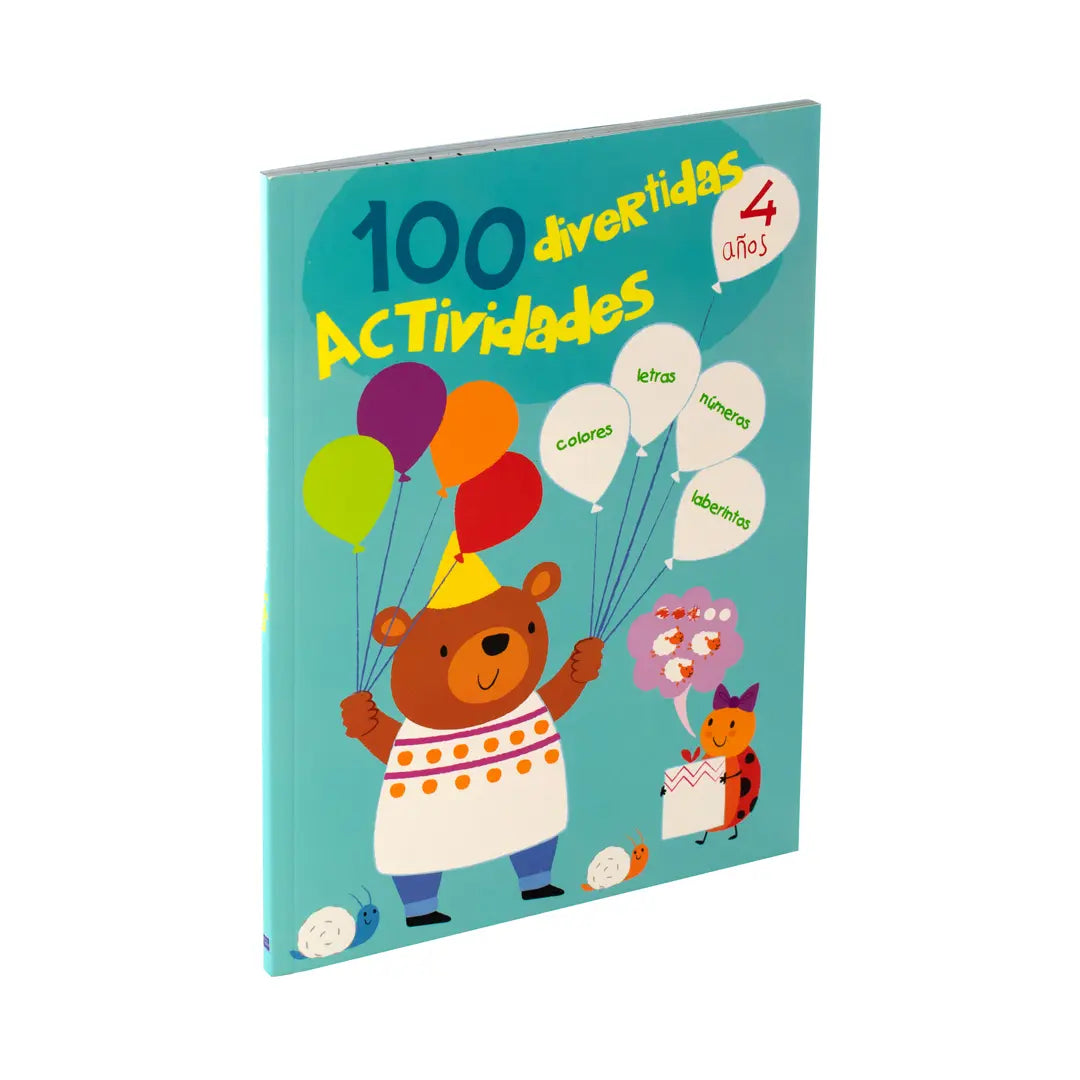 Libro 100 divertidas actividdes 4 o 5 años