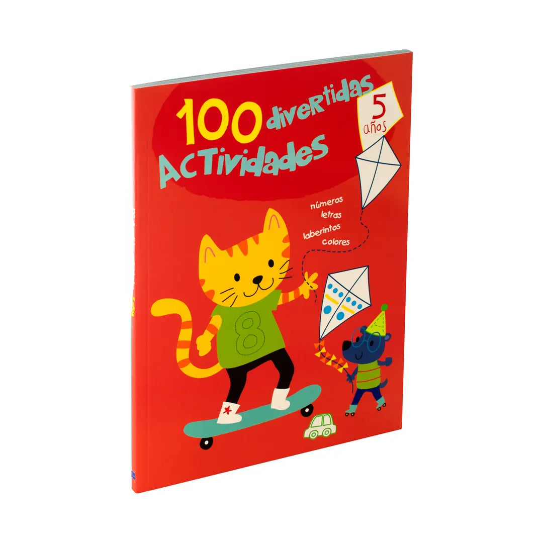 Libro 100 divertidas actividdes 4 o 5 años