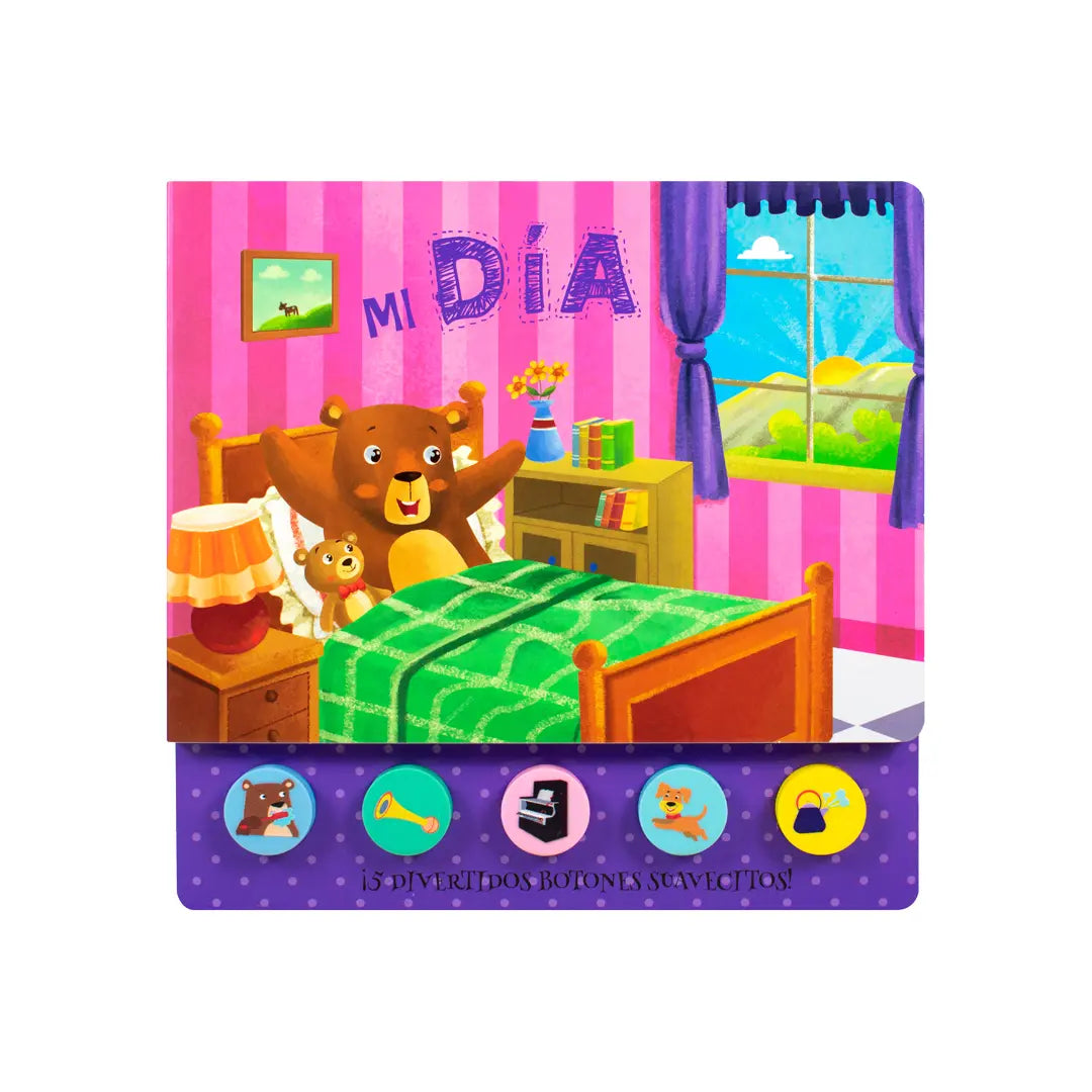 LIBRO INFANTIL: Botones de Silicón mi día