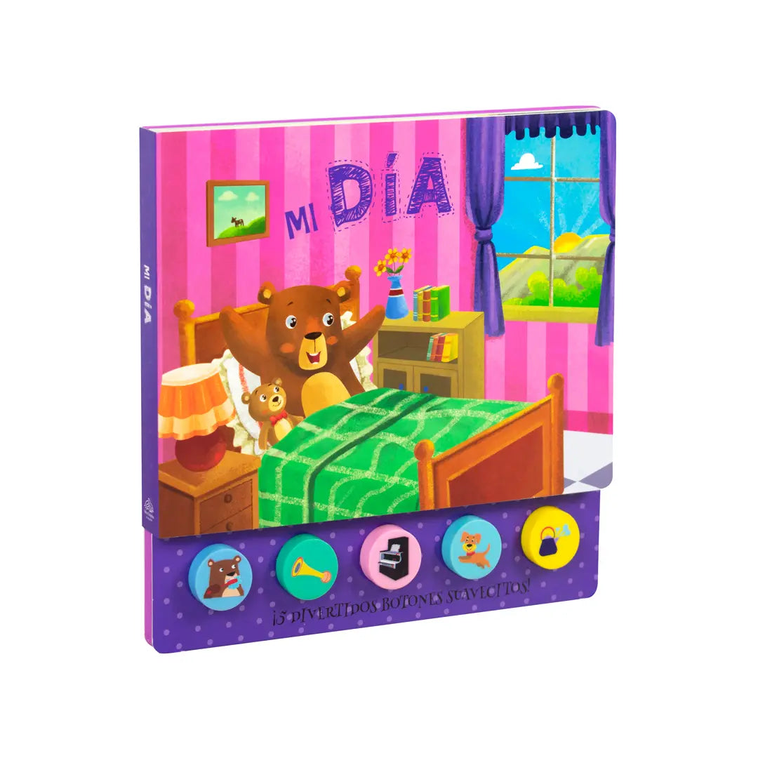 LIBRO INFANTIL: Botones de Silicón mi día