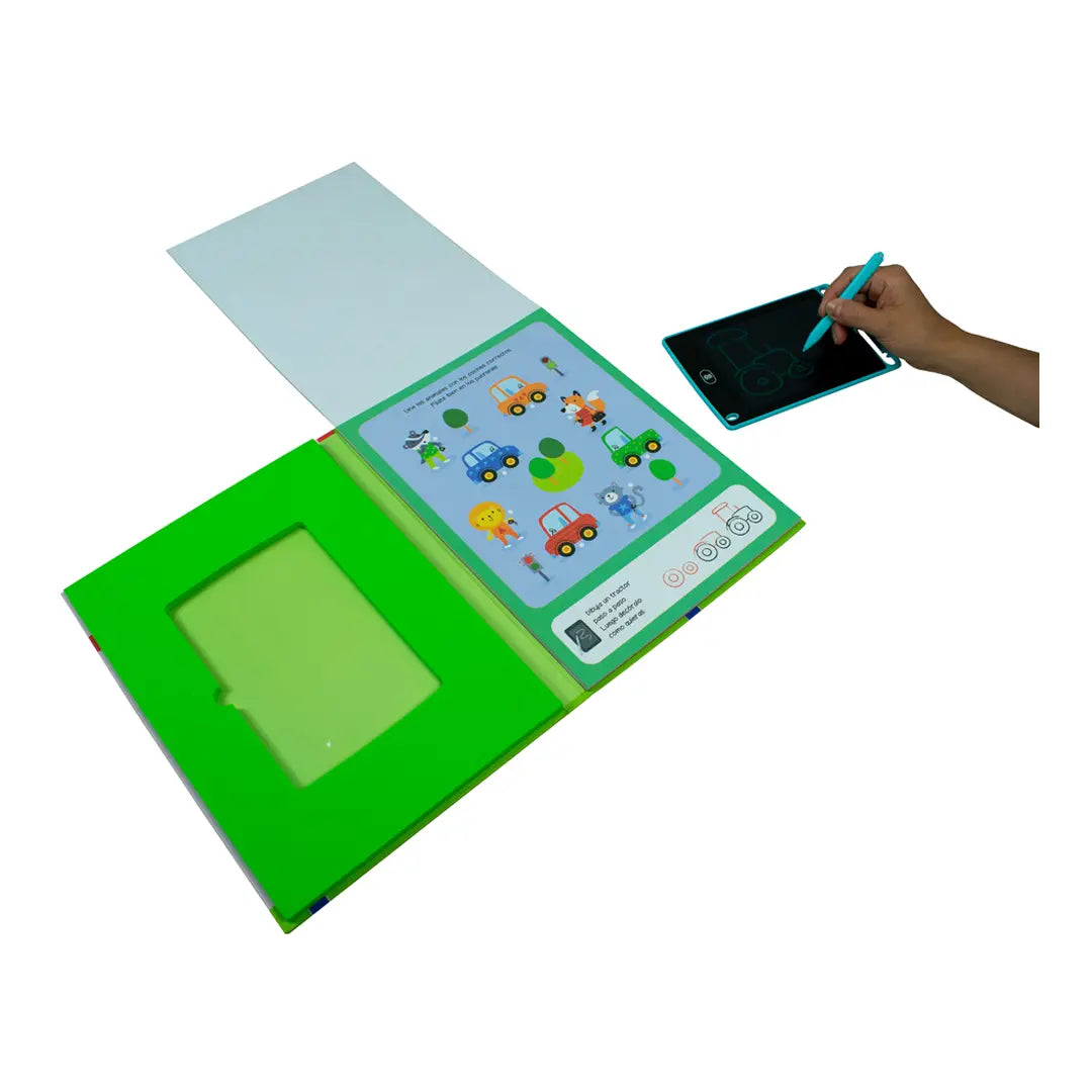 MI PRIMER LIBRO DE ACTIVIDADES CON TABLETA 5+(AMARILLO) Y/O (VIOLETA)