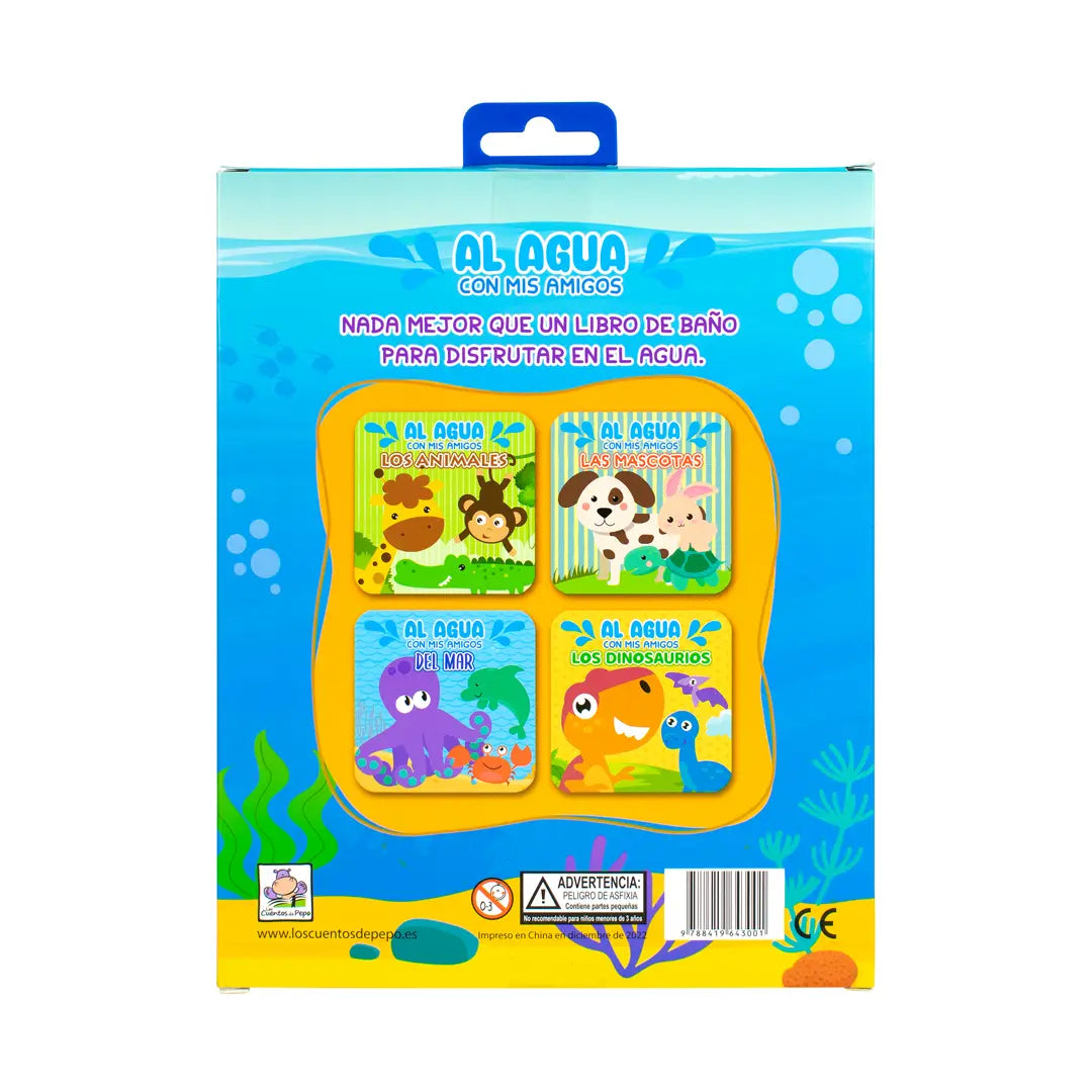 Libro al agua con mis amigos del mar y/o mis amigos mascotas