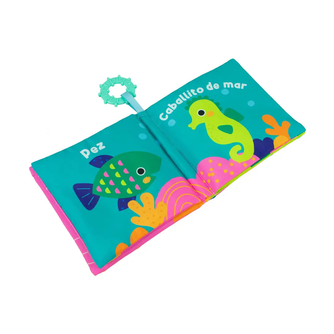 Libro de Tela con Mordedera – Animales Marinos