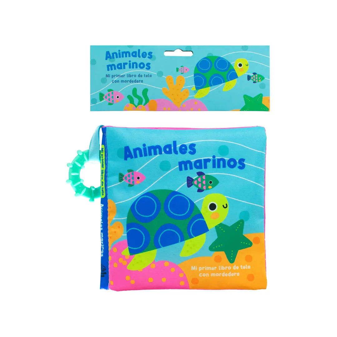 Libro de Tela con Mordedera – Animales Marinos