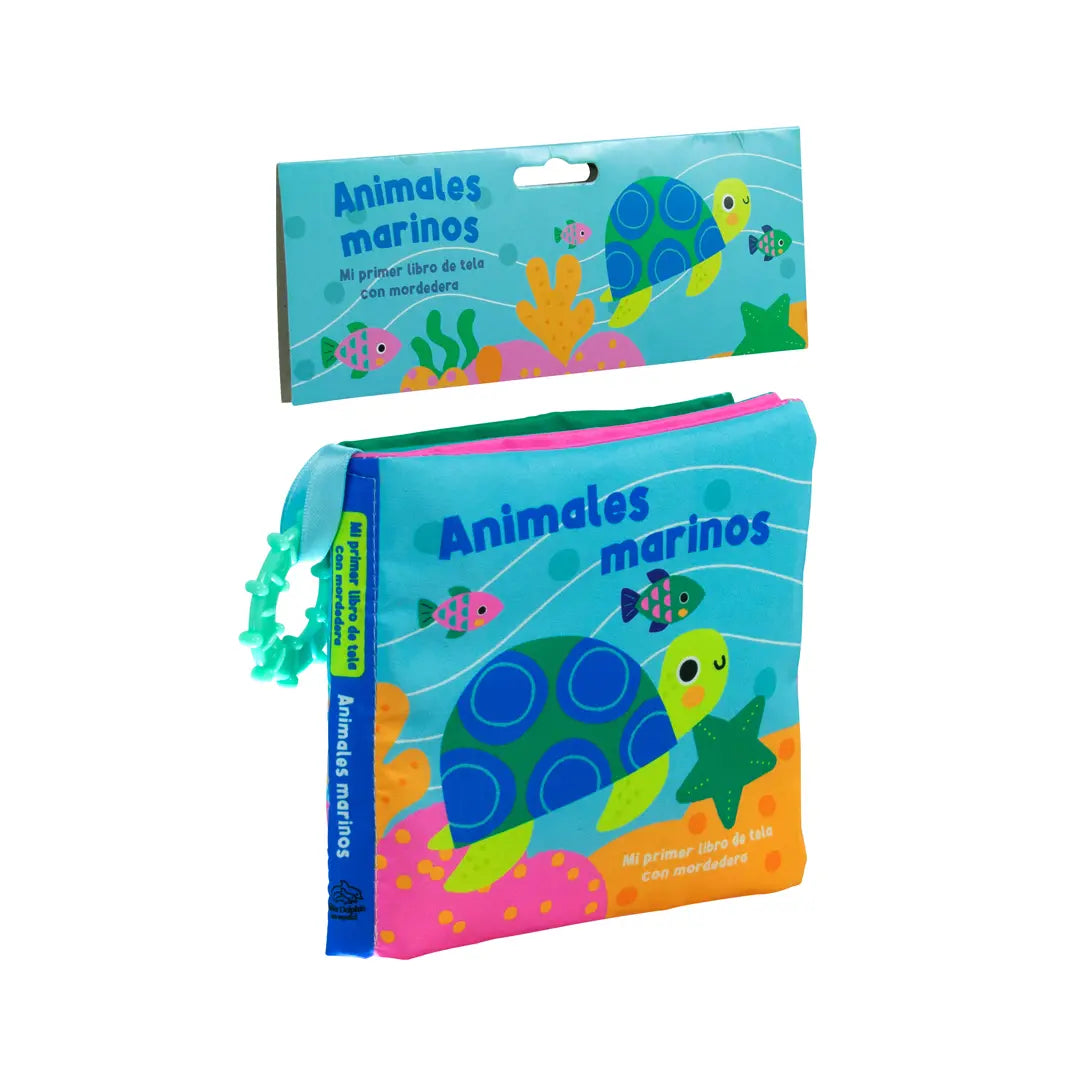 Libro de Tela con Mordedera – Animales Marinos