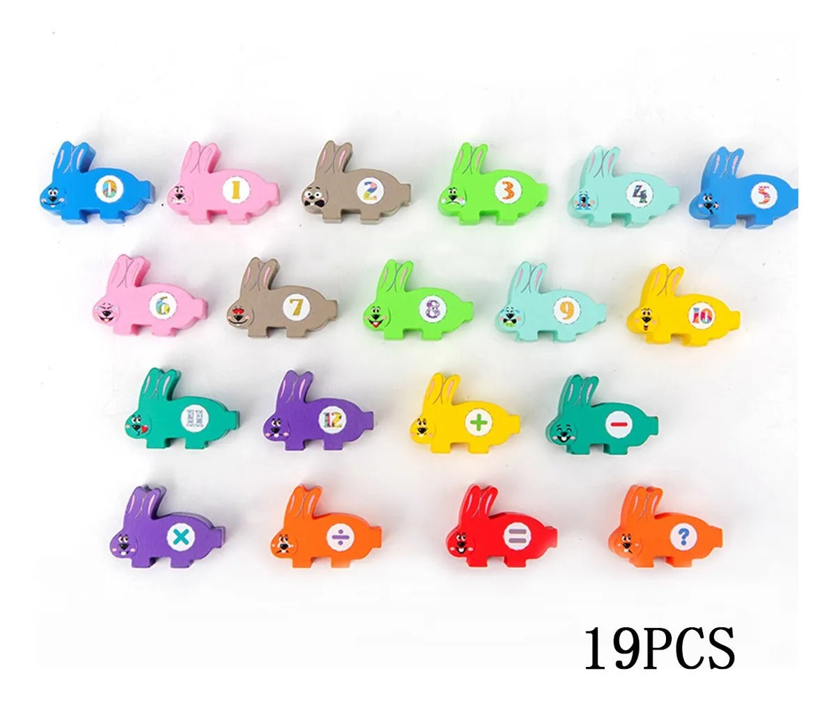 Jenga Conejito Didáctico – Torre de Equilibrio y Coordinación para Niños