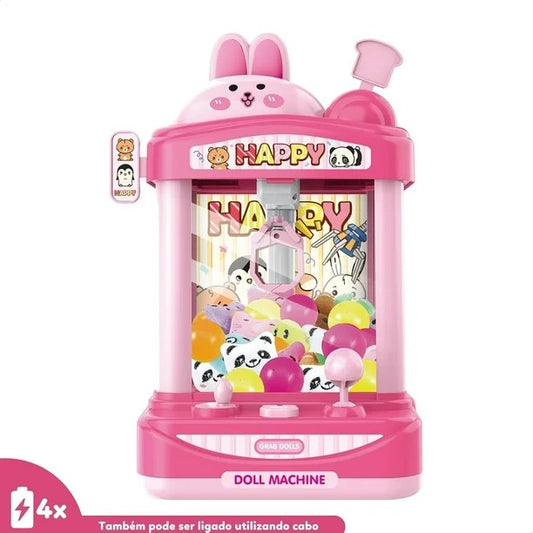 Máquina de Garra Conejito – Juego Interactivo con Luces, Sonido y Peluches