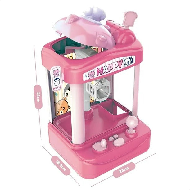Máquina de Garra Conejito – Juego Interactivo con Luces, Sonido y Peluches