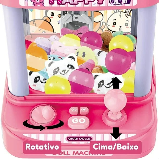 Máquina de Garra Conejito – Juego Interactivo con Luces, Sonido y Peluches