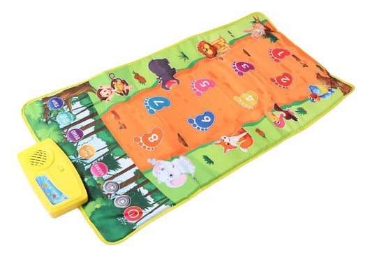 Tapete Musical Interactivo de Animales – Piano Infantil 85×43 cm