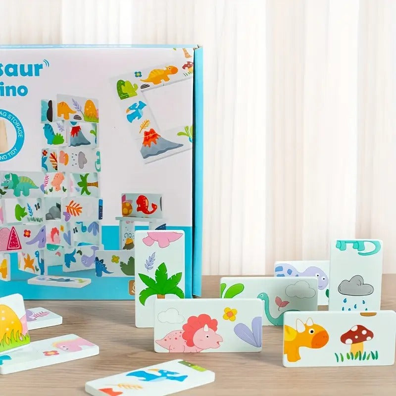 Dominó Dinosaurio Automático – Juego Didáctico de Coordinación y Creatividad
