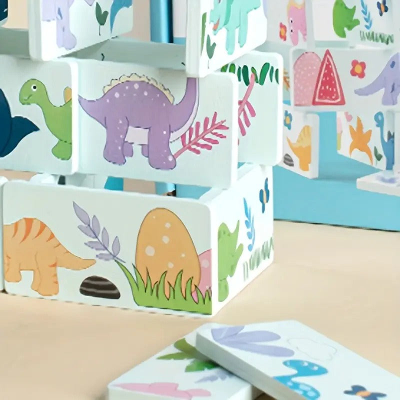 Dominó Dinosaurio Automático – Juego Didáctico de Coordinación y Creatividad