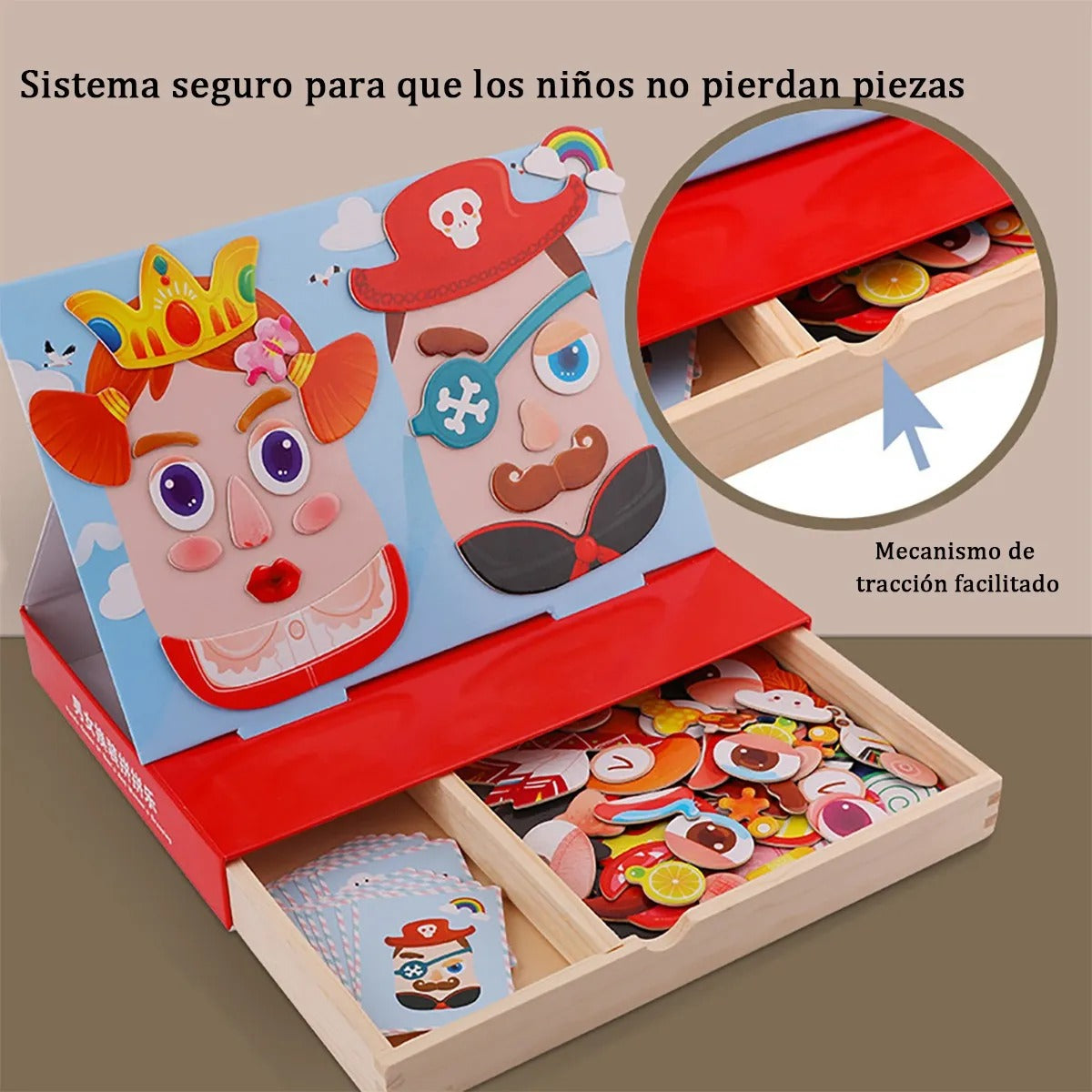 Set Magnético 77 Piezas – Juego de Roles y Vestir Creativo
