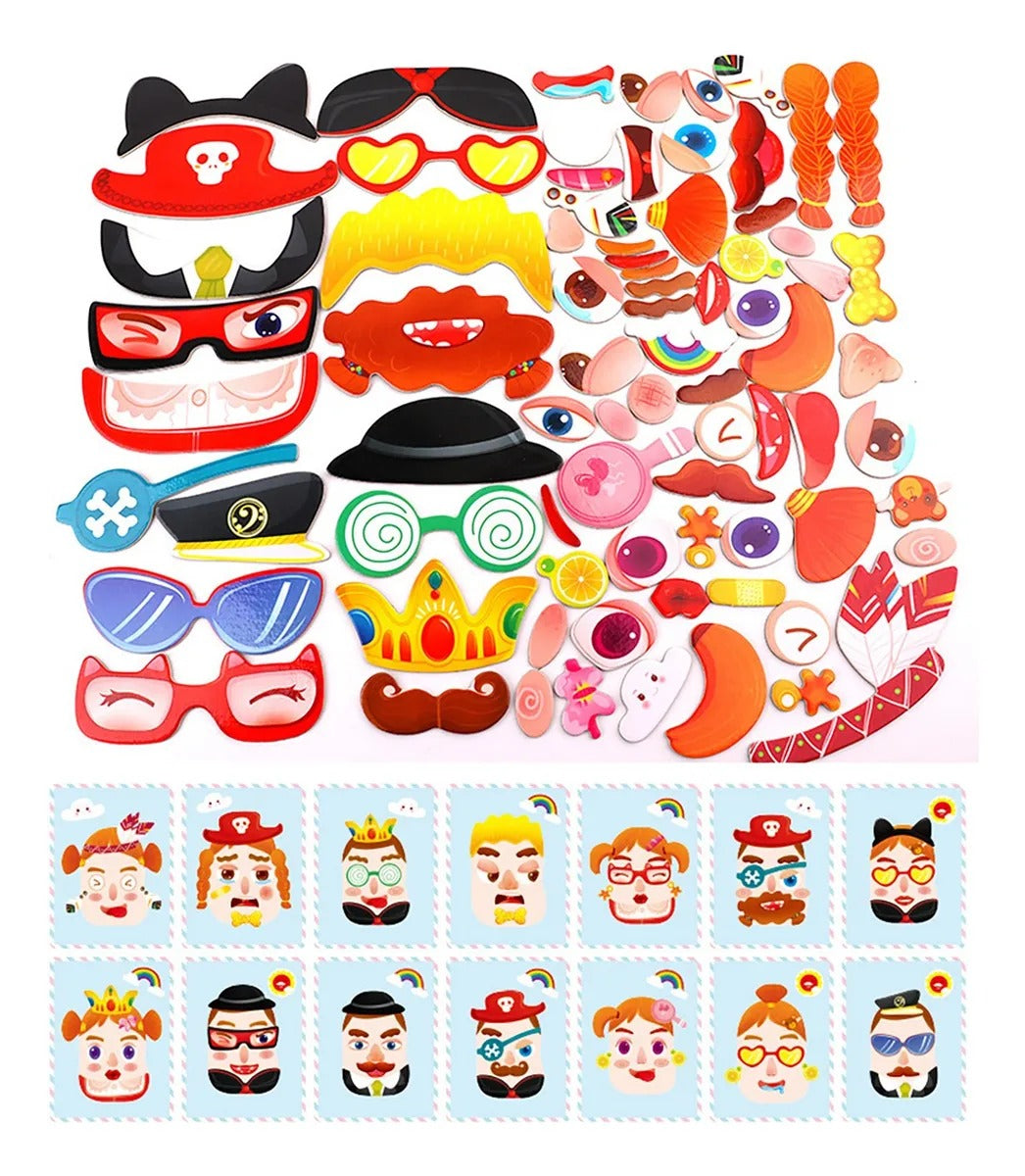 Set Magnético 77 Piezas – Juego de Roles y Vestir Creativo