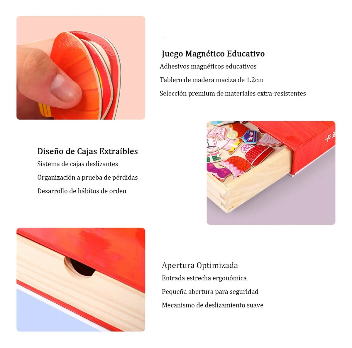 Set Magnético Muñeca Fashion – Juego de Vestir y Creatividad
