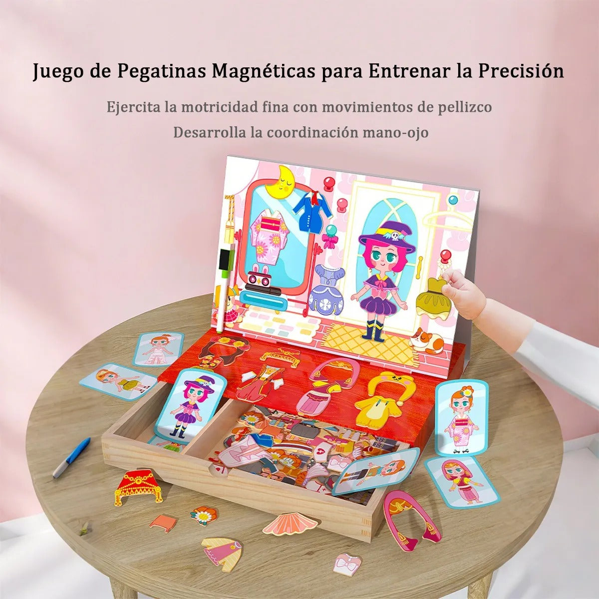 Set Magnético Muñeca Fashion – Juego de Vestir y Creatividad