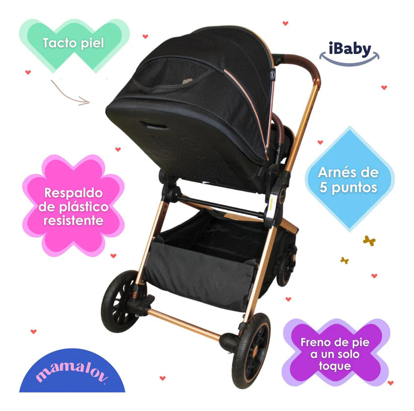 Carriola con Portabebé Victoria iBaby – Sistema Premium
