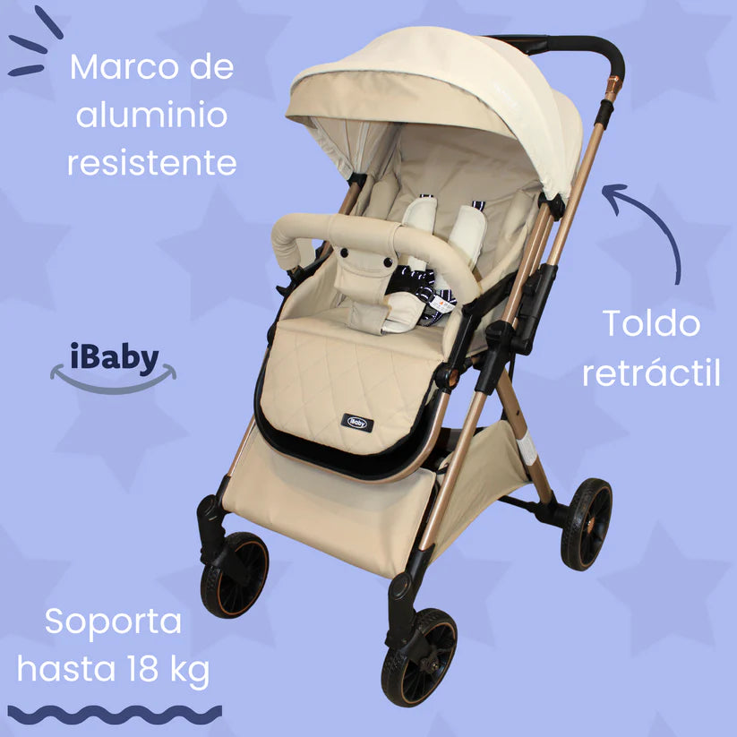 Carriola Tremiti Reversible iBaby – Plegado One Touch