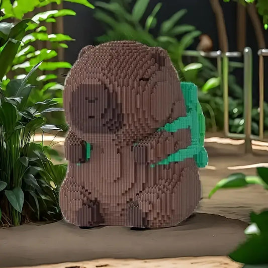 "CapyBricks" - Kit de Construcción de Capibara con 120 Fichas