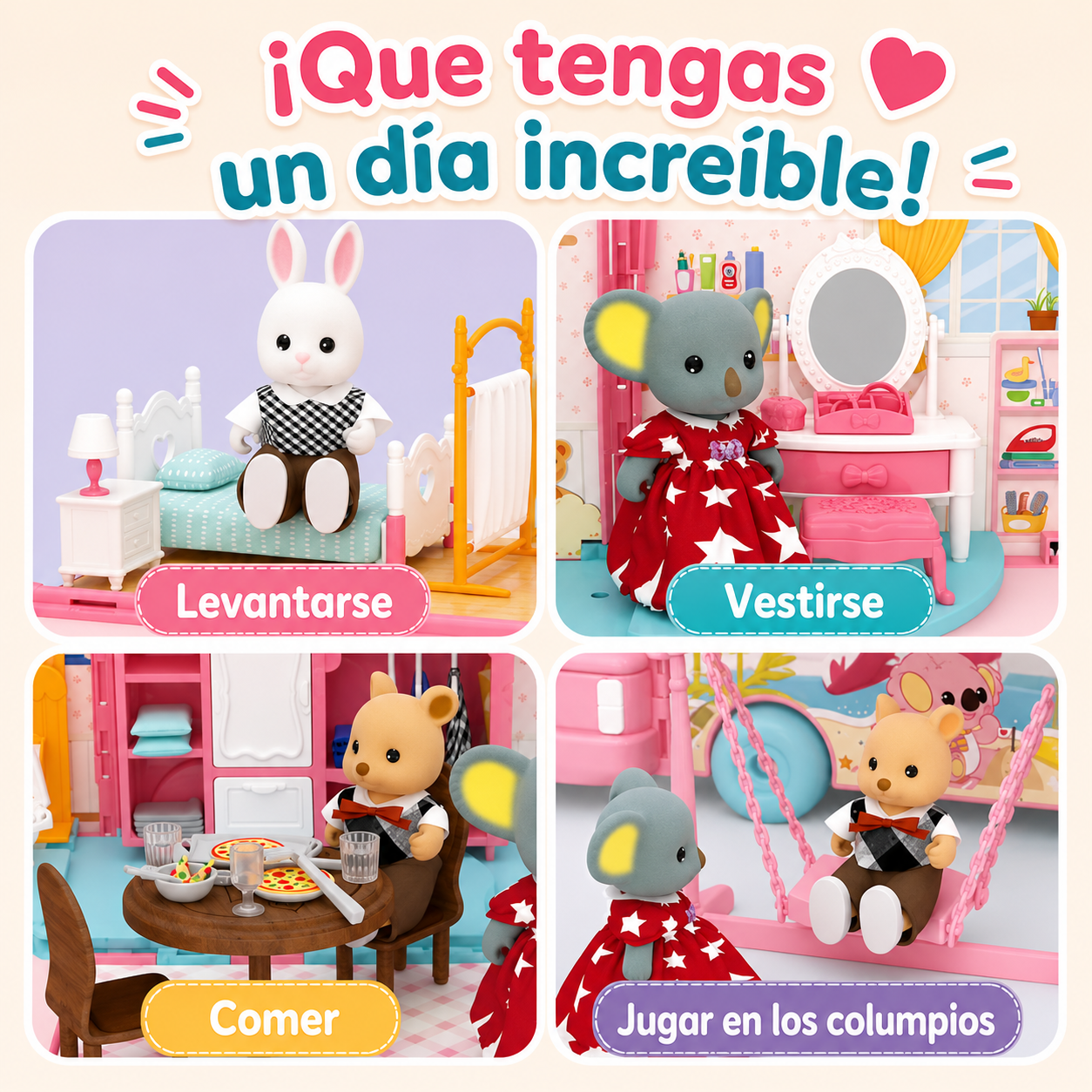Casa Rodante de Conejitos – Kit portátil de aventuras