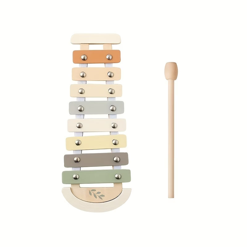 Xilófono Montessori de Madera 8 Tonos – Primer Instrumento Infantil