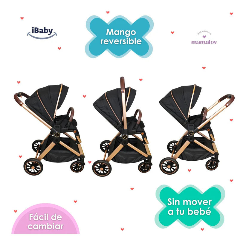 Carriola con Portabebé Victoria iBaby – Sistema Premium