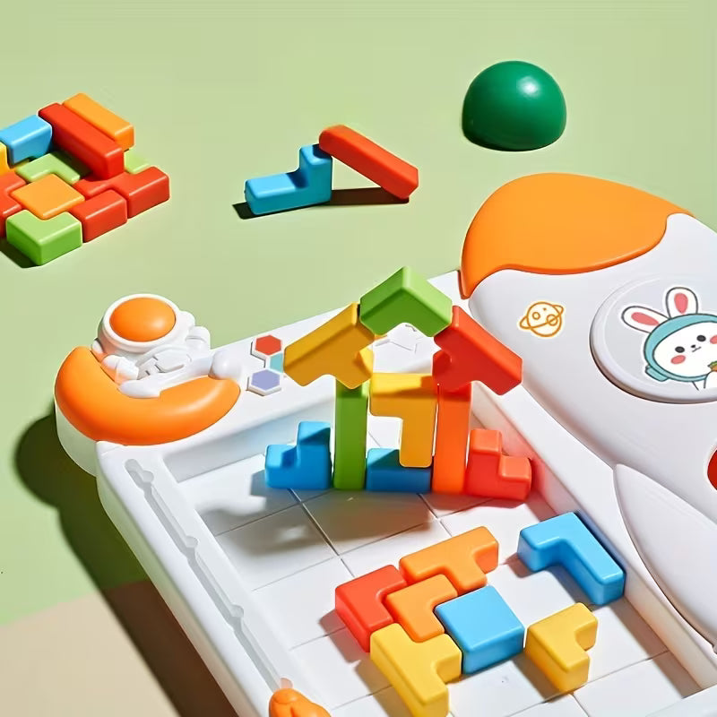 Tetris al Espacio – Rompecabezas Montessori de Lógica