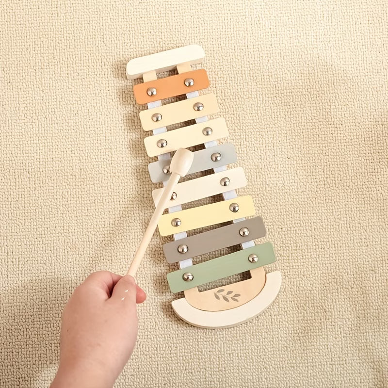 Xilófono Montessori de Madera 8 Tonos – Primer Instrumento Infantil