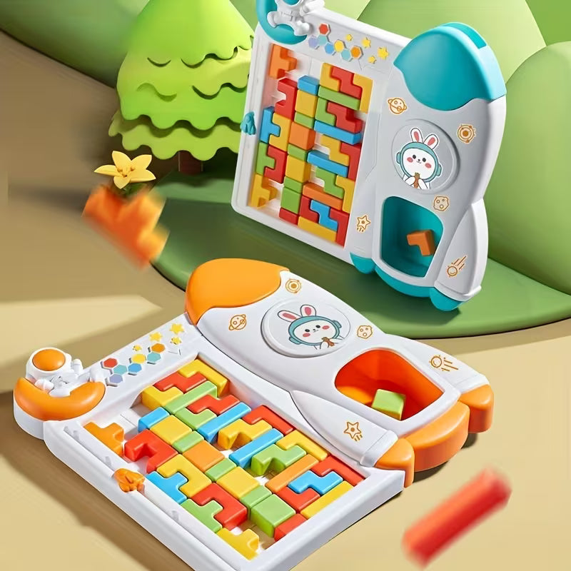 Tetris al Espacio – Rompecabezas Montessori de Lógica
